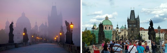 Charles bridge yang spooky dan masa kini